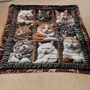 Cat Comfort Quilted Blanket NCU0PTT1405
